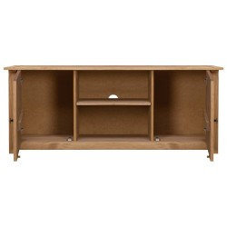 Meuble TV 120x40x50 cm Bois de pin massif Gamme Panama 630492630492