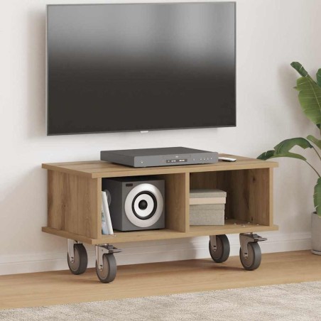 Meuble TV 68,5 x 35 x 35 cm Chêne artisanal Bois d'ingénierie 630494630494