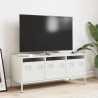 Meuble TV blanc 101,5x39x43,5 cm acier laminé à froid 630500630500