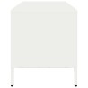 Meuble TV blanc 101,5x39x43,5 cm acier laminé à froid 630500630500