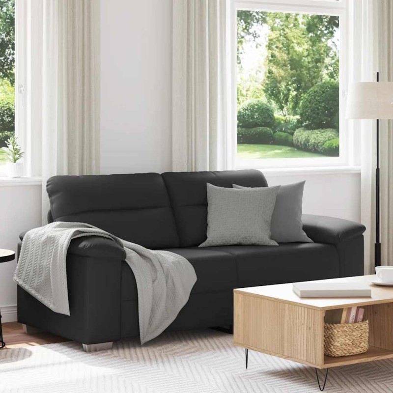 Canapé 2 places Noir 180x81x84 cm Similicuir 630501630501