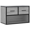 Meuble TV sonoma gris 60x31x39,5 cm bois d'ingénierie et métal 630505630505