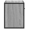 Meuble TV sonoma gris 60x31x39,5 cm bois d'ingénierie et métal 630505630505