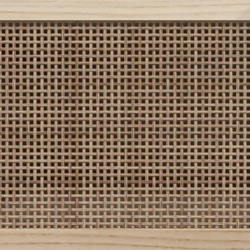 Meuble TV Blanc 80x30x40 cm Bois de pin massif et rotin naturel 630507630507