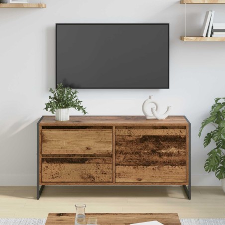 Meuble TV Bois Ancien 100 x 36 x 49.5 cm Bois d'ingénierie 630509630509