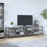 Meuble TV sonoma gris 200x30x50 cm bois d'ingénierie et métal 630515630515