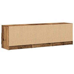 Meuble TV vieux bois 150x33,5x45 cm bois d'ingénierie 630516630516