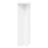 Support de Plante 2 pcs Blanc Ø40 x 100 cm Bois d'ingénierie 630537630537