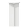 Support de Plante 2 pcs Blanc Ø29,5 x 60 cm Bois d'ingénierie 630538630538