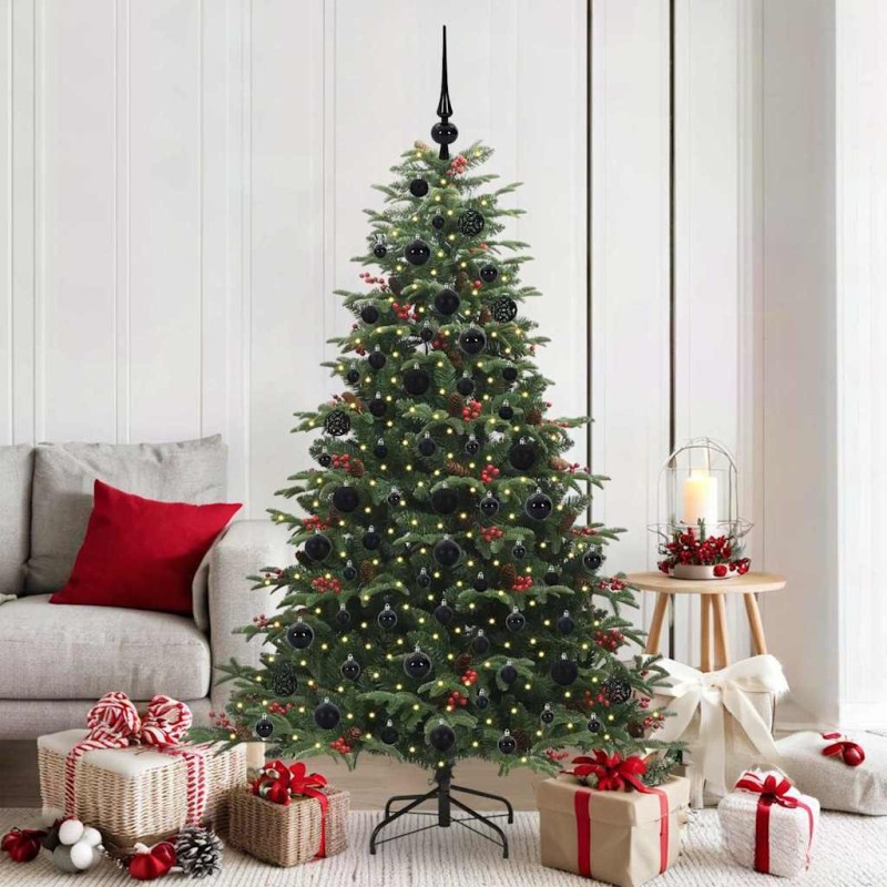 Sapin de Noël artificiel Vert 180 cm PVC, métal et plastique 630539630539
