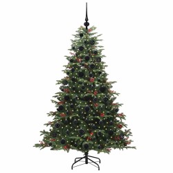 Sapin de Noël artificiel Vert 180 cm PVC, métal et plastique 630539630539