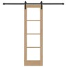 Porte coulissante ORKDAL Naturel et Noir 61 x 198,5 cm 630548630548