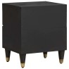 Cabinet de chevet avec tiroir 2 pcs Noir 40 x 33 x 46 cm 630549630549
