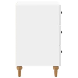 Cabinet de chevet avec tiroir Blanc brillant 43 x 41 x 66,5 cm 630550630550