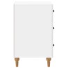 Cabinet de chevet avec tiroir Blanc brillant 43 x 41 x 66,5 cm 630550630550