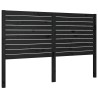 Tête de lit Noir 146x4x100 cm Bois massif de pin 630551630551