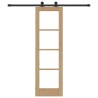 Porte coulissante ORKDAL Naturel et Noir 61 x 198,5 cm 630558630558