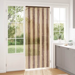 Rideau anti-insectes en chenille Marron et beige 90 x 220 cm 630560630560