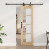 Porte coulissante ORKDAL Naturel et Noir 61 x 198,5 cm 630567630567