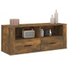 Meuble TV Chêne fumé 100x35x40 cm Bois d'ingénierie 630570630570