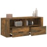 Meuble TV Chêne fumé 100x35x40 cm Bois d'ingénierie 630570630570