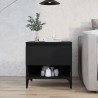 Table d'appoint Noir 50x46x50 cm Bois d’ingénierie 630572630572
