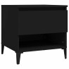 Table d'appoint Noir 50x46x50 cm Bois d’ingénierie 630572630572