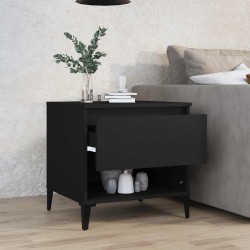Table d'appoint Noir 50x46x50 cm Bois d’ingénierie 630572630572