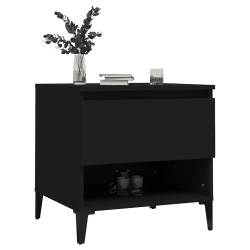 Table d'appoint Noir 50x46x50 cm Bois d’ingénierie 630572630572