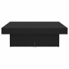 Table basse noir 90x90x28 cm bois d'ingénierie 630575630575