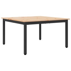 Table basse Naturel 80 x 80 x 45 cm Bois de pin massif 630577630577