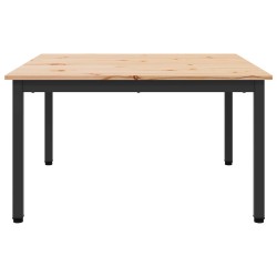 Table basse Naturel 80 x 80 x 45 cm Bois de pin massif 630577630577