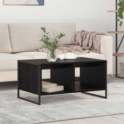 Table basse Chêne noir 80 x 50 x 40 cm Bois d'ingénierie 630579630579