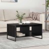 Table basse Chêne noir 80 x 50 x 40 cm Bois d'ingénierie 630579630579