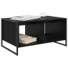 Table basse Chêne noir 80 x 50 x 40 cm Bois d'ingénierie 630579630579