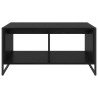 Table basse Chêne noir 80 x 50 x 40 cm Bois d'ingénierie 630579630579