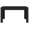 Table à manger Noir 140x74,5x76 cm Bois d'ingénierie 630582630582