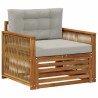 Sofa de milieu extérieur Naturel 630584630584