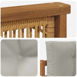 Sofa de milieu extérieur Naturel 630584630584