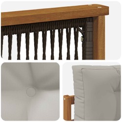 Sofa de milieu extérieur Naturel 630588630588