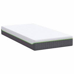 Matelas Blanc et Gris 90 x 200 cm Tissu jacquard 630591630591