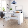 Table à manger Blanc 180x90x76 cm Bois d’ingénierie 630592630592