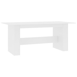 Table à manger Blanc 180x90x76 cm Bois d’ingénierie 630592630592