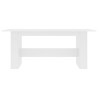 Table à manger Blanc 180x90x76 cm Bois d’ingénierie 630592630592