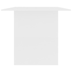 Table à manger Blanc 180x90x76 cm Bois d’ingénierie 630592630592