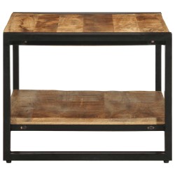 Table basse 70x50x38 cm bois de manguier massif brut 630593630593