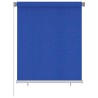 Store roulant d'extérieur 125 (l) x 140 (H) cm bleu HDPE 630596630596