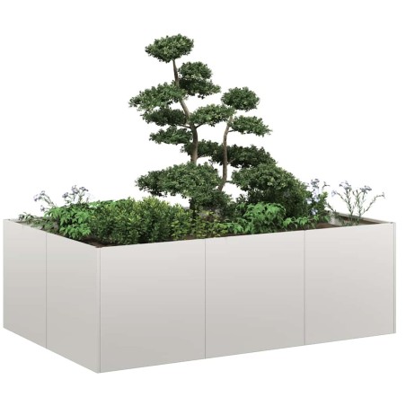 Jardinière 120x80x40 cm acier inoxydable 630601630601