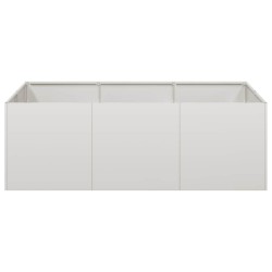 Jardinière 120x80x40 cm acier inoxydable 630601630601