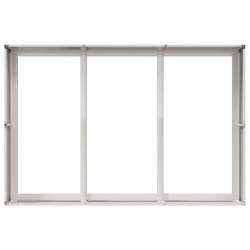 Jardinière 120x80x40 cm acier inoxydable 630601630601